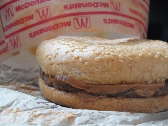 Бутерброд из McDonald"s спустя 20 лет