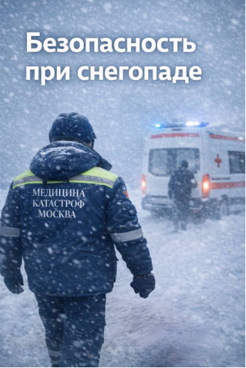 Информация от медицины катастроф "Что делать в метель"